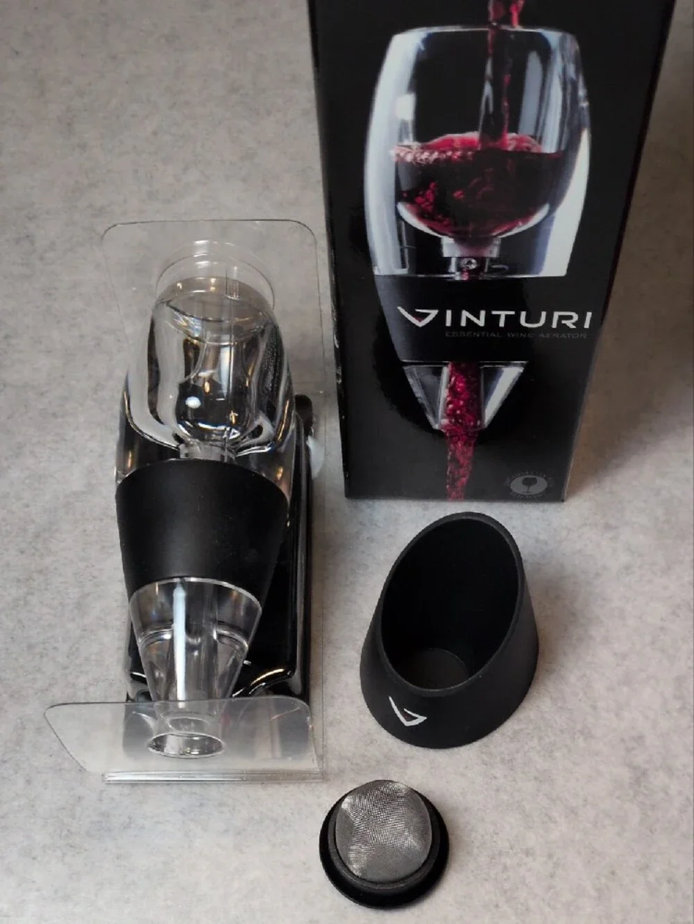 Vinturi tower wine